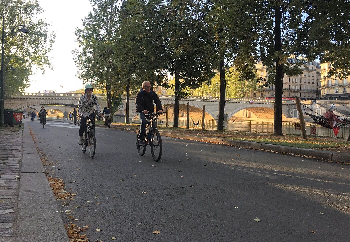 Radweg entlang der Seine